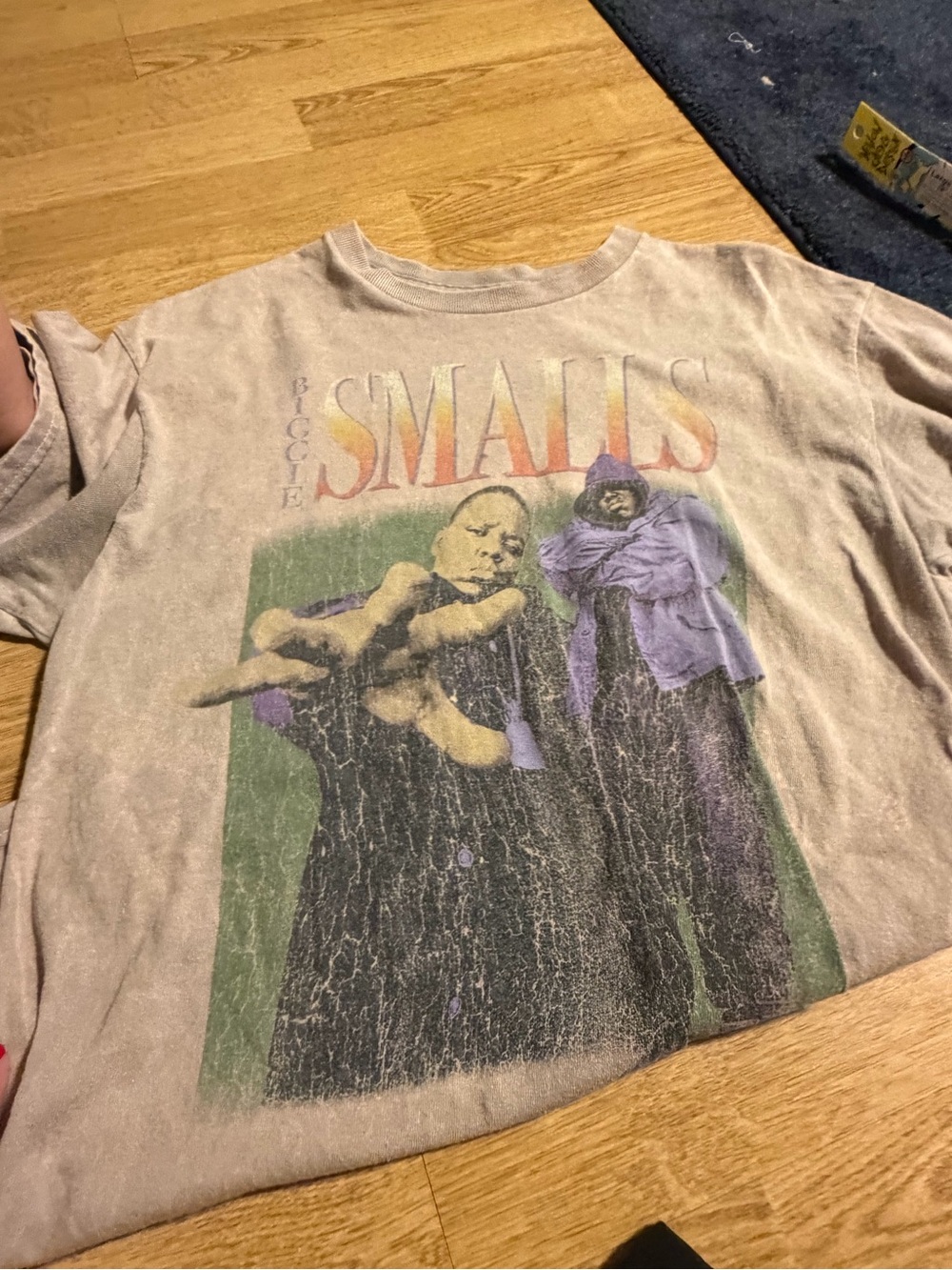 Smalls Graphic Short Sleeve Tee in Faded Beige - Unbranded
